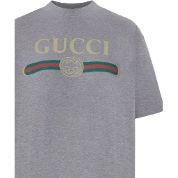 Gucci T-shirts and Polos Grey