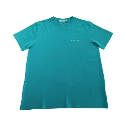 Light Blue Cotton Men T-Shirt