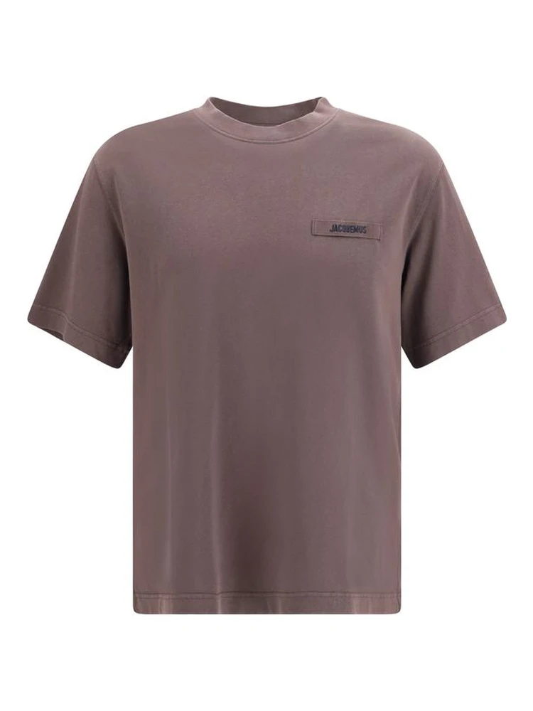 Brown Cotton T-Shirt