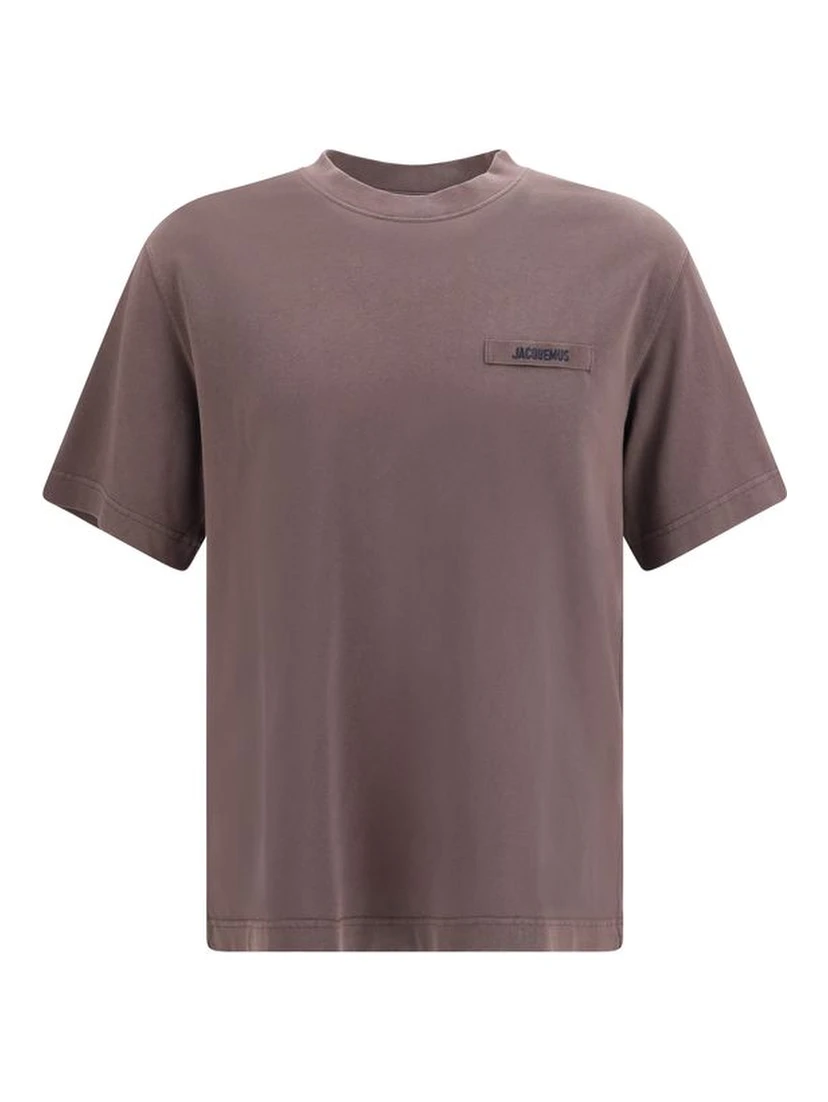 Brown Cotton T-Shirt