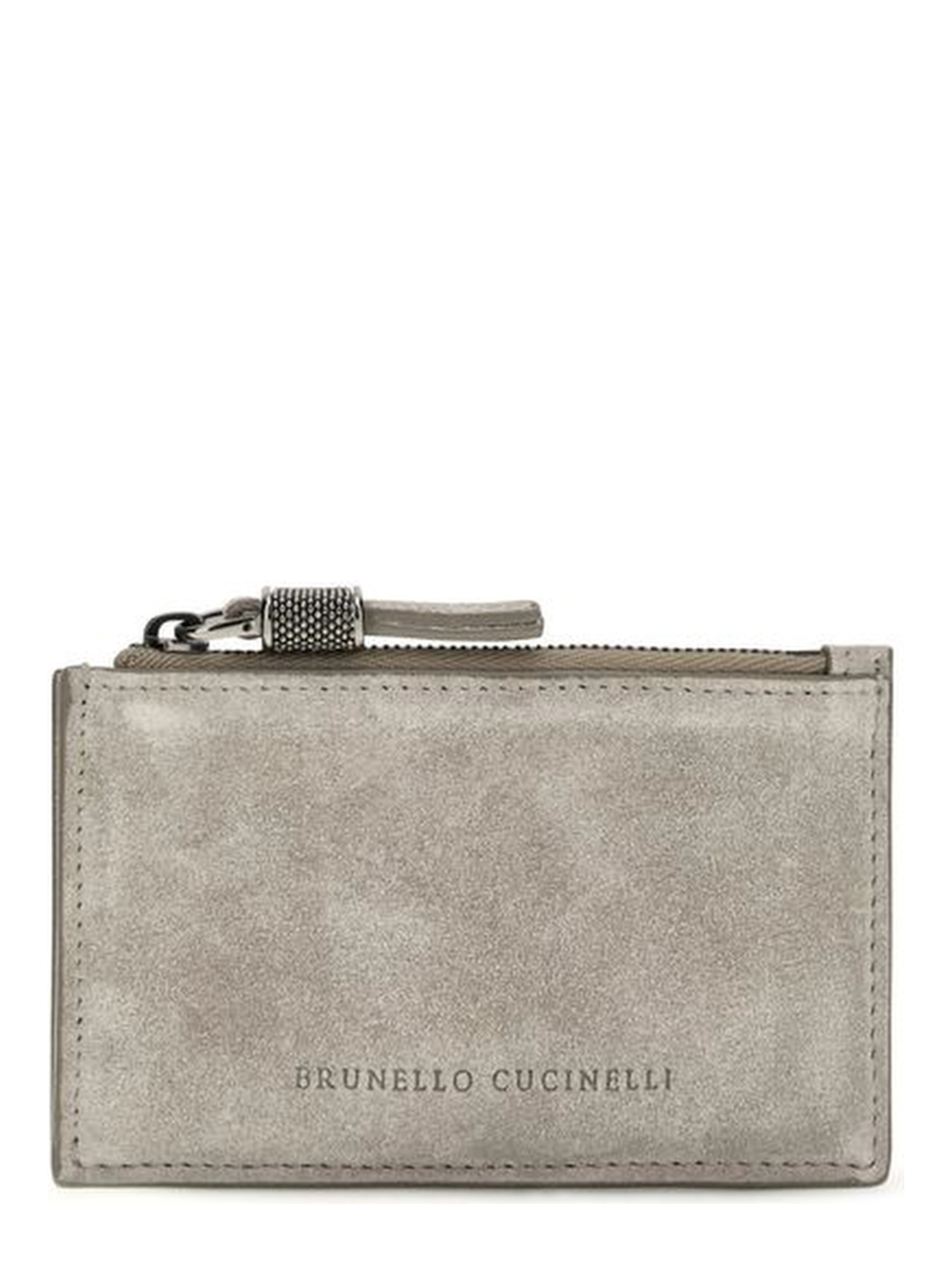 Gray Calf Leather Bos Taurus Wallet