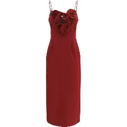 Bordeaux Cotton Cocktail Dress