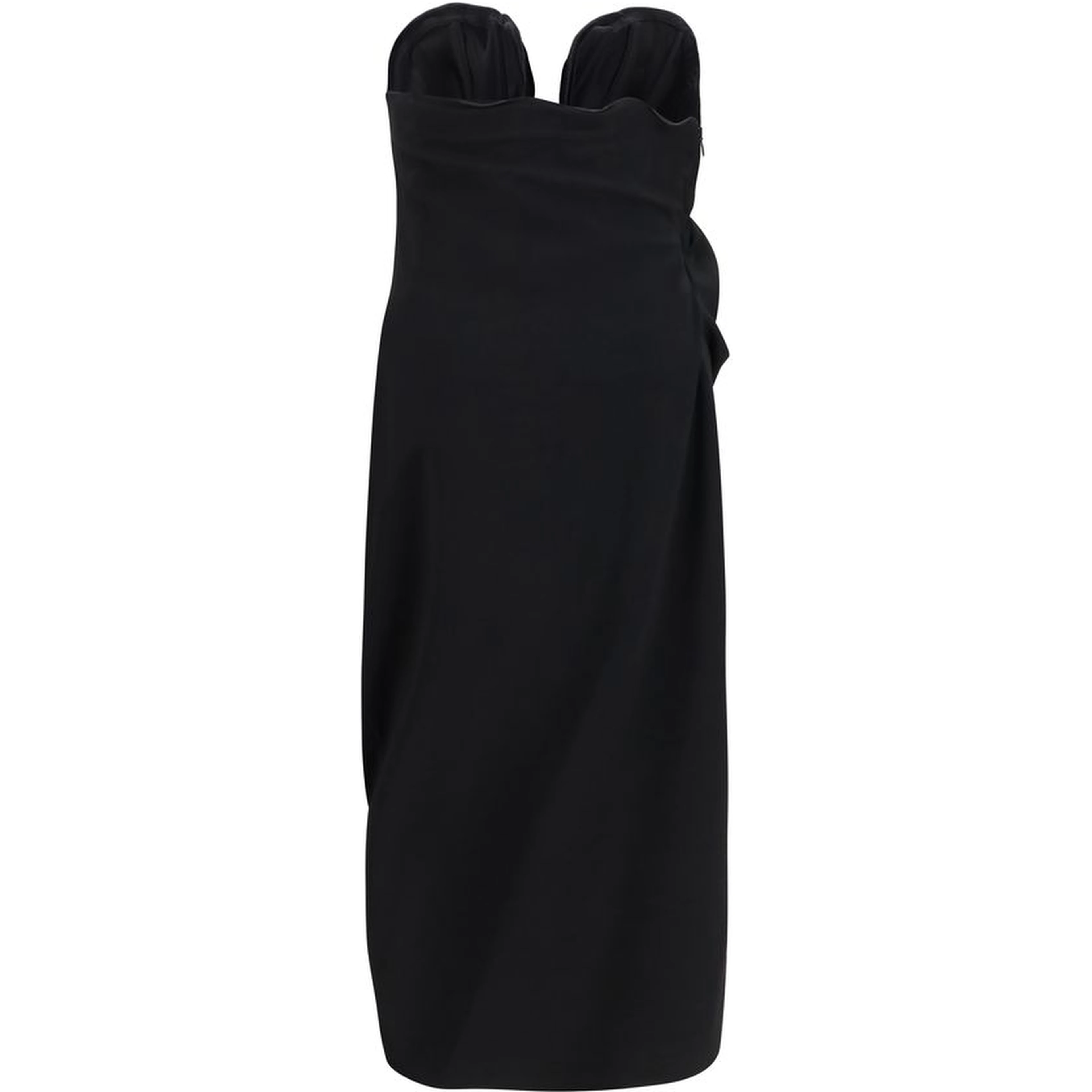 Black Wool Oves Aries Cocktail Dress