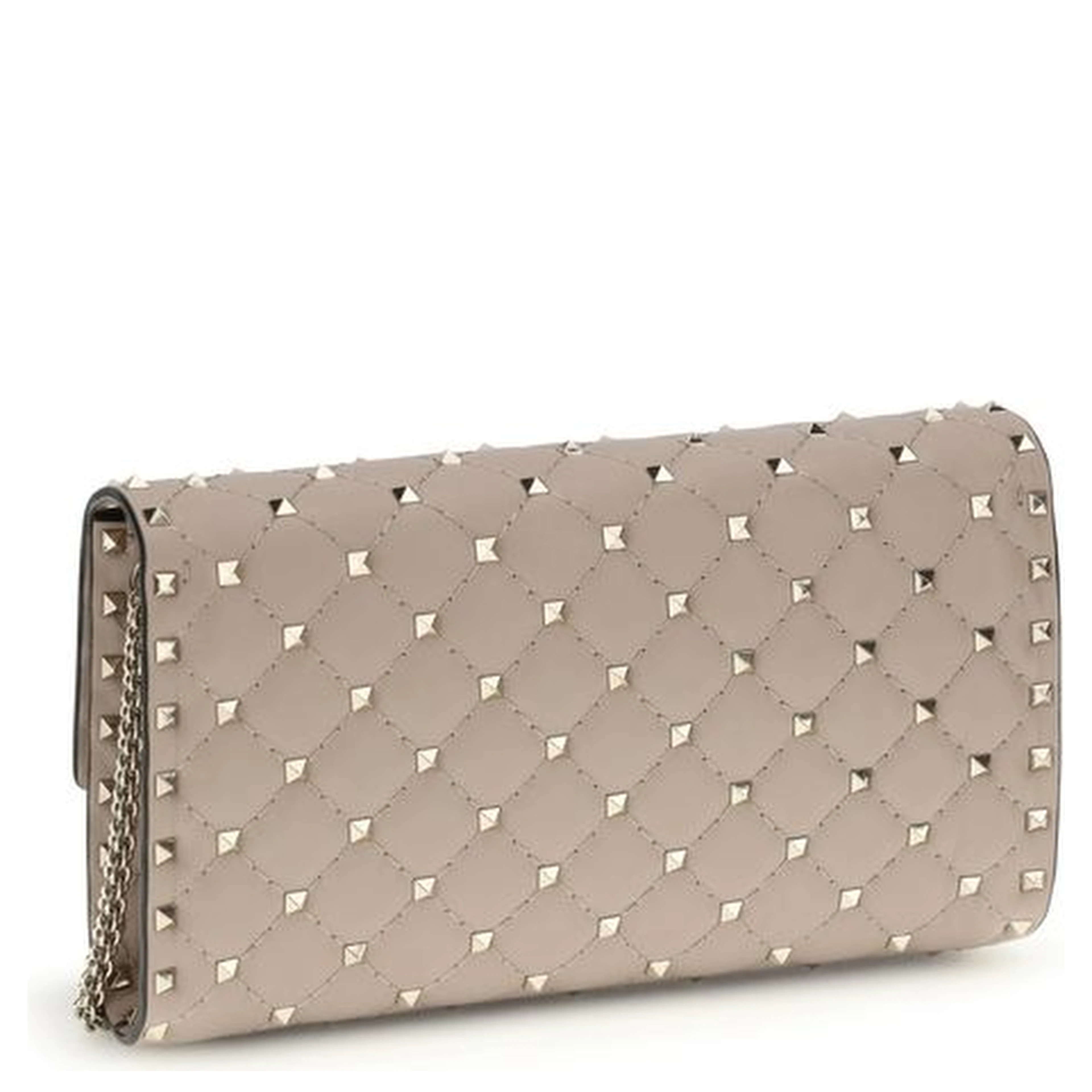 Beige Calf Leather Bos Taurus Shoulder Bag
