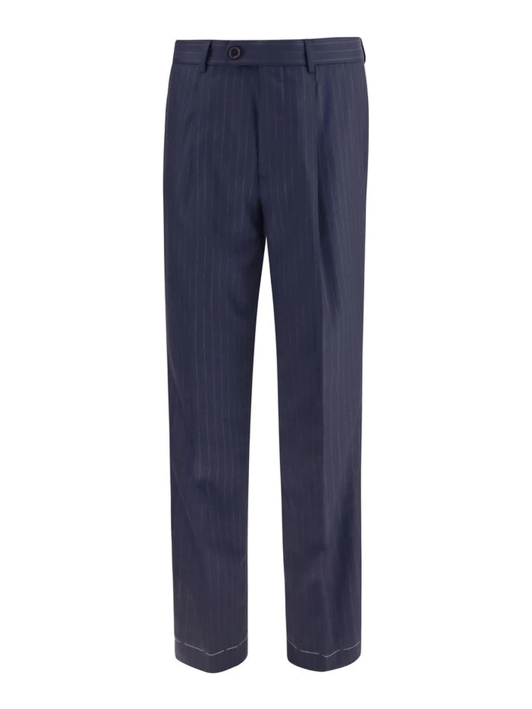 Blue Wool Oves Aries Dress Pants