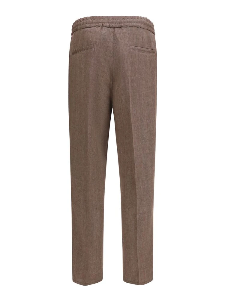 Brown Linen Casual Pants alternative