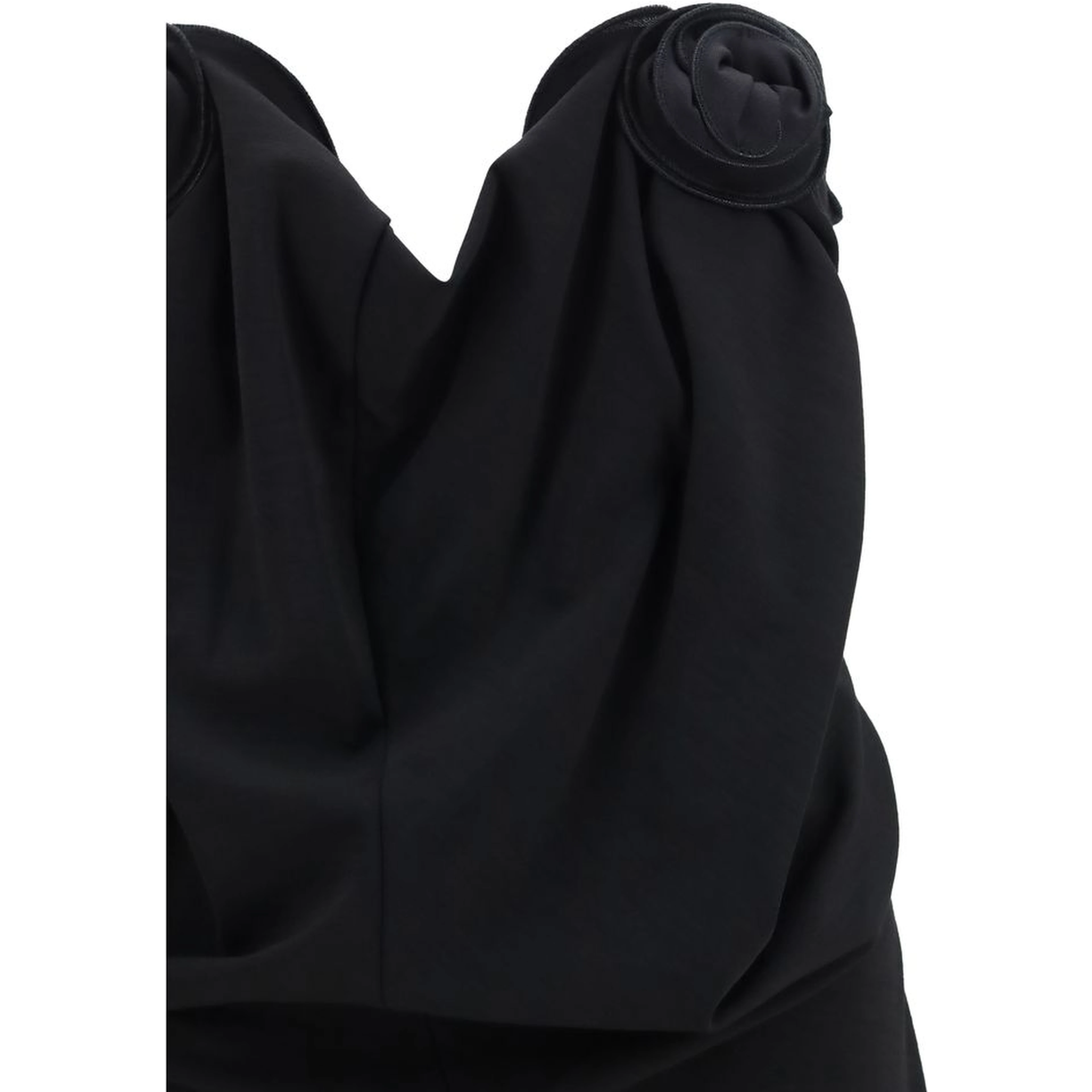 Black Wool Oves Aries Cocktail Dress
