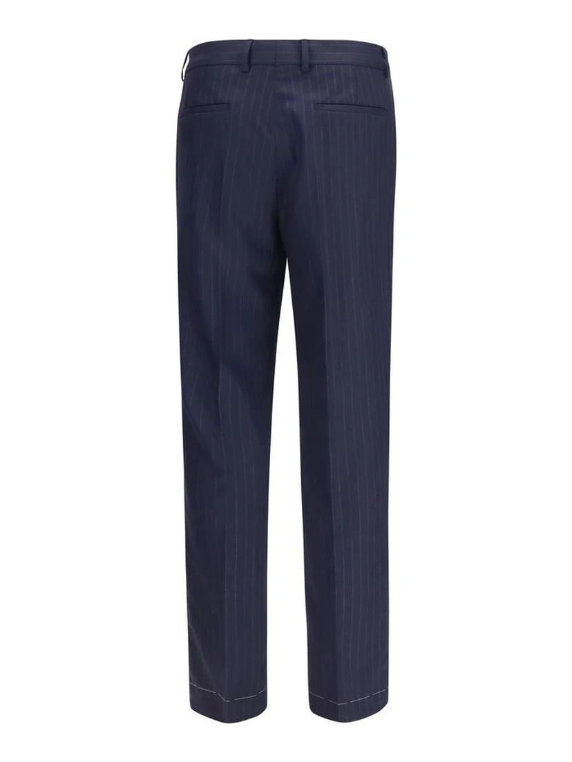 Blue Wool Oves Aries Dress Pants