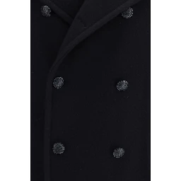 Blue Wool Oves Aries Coat