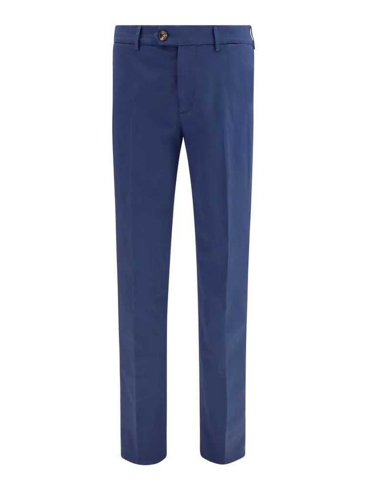 Blue Cotton Pants