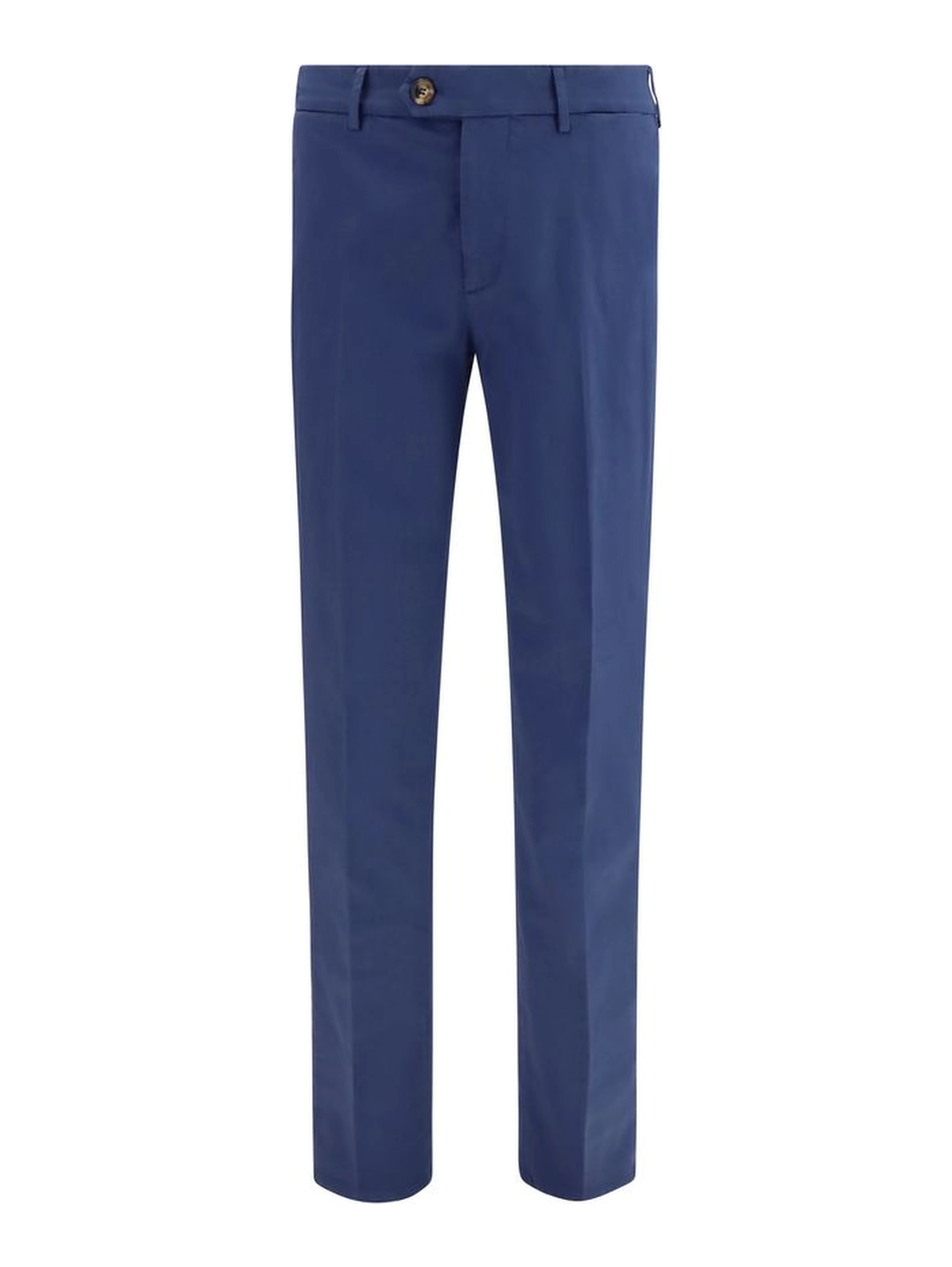 Blue Cotton Pants