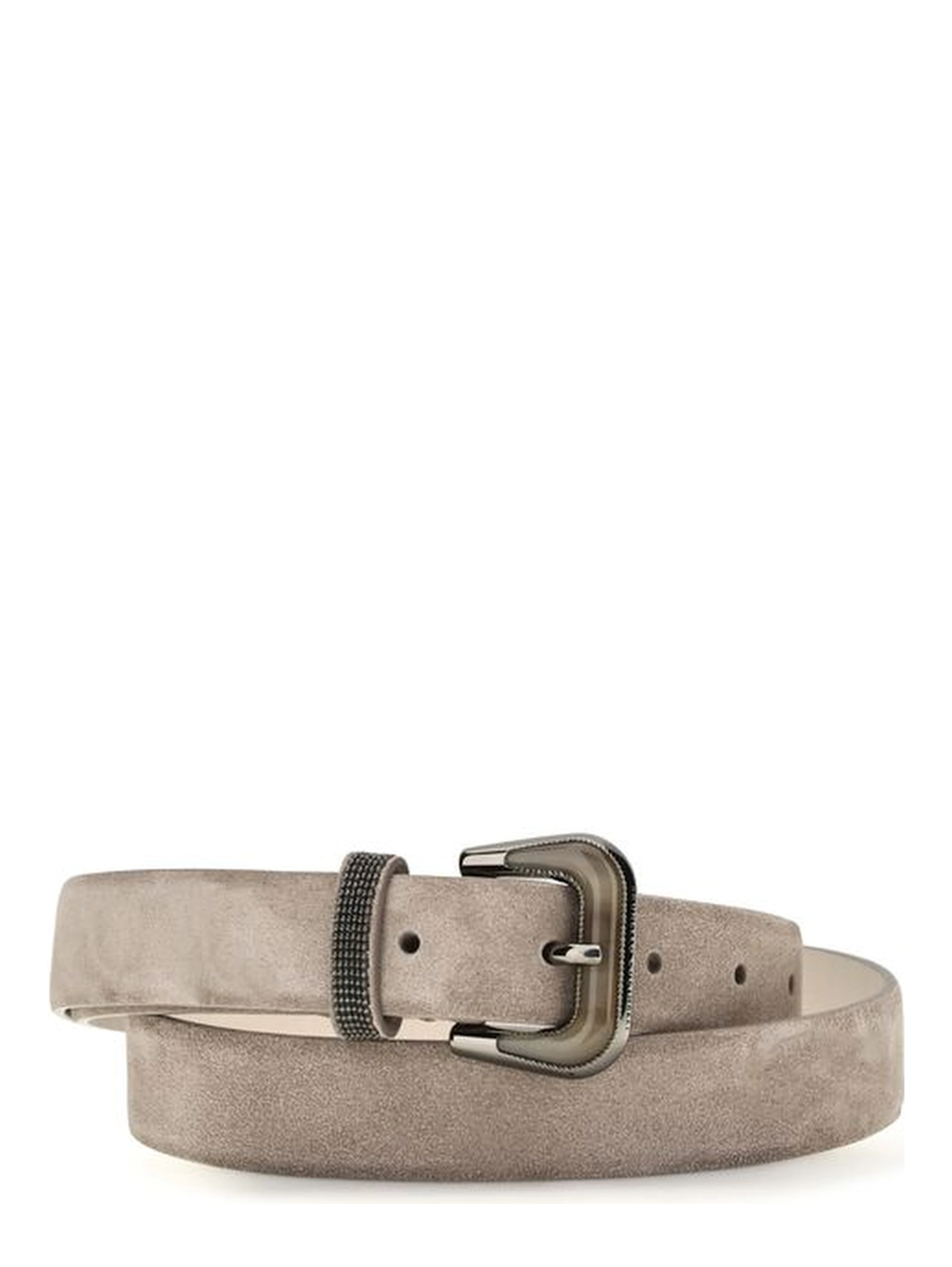 Beige Calf Leather Bos Taurus Regular Belt