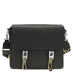 Black Calf Leather Bos Taurus Shoulder Bag