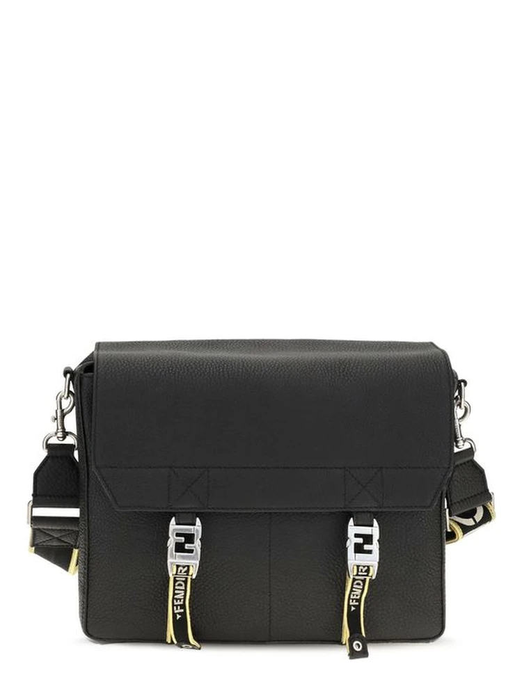 Black Calf Leather Bos Taurus Shoulder Bag