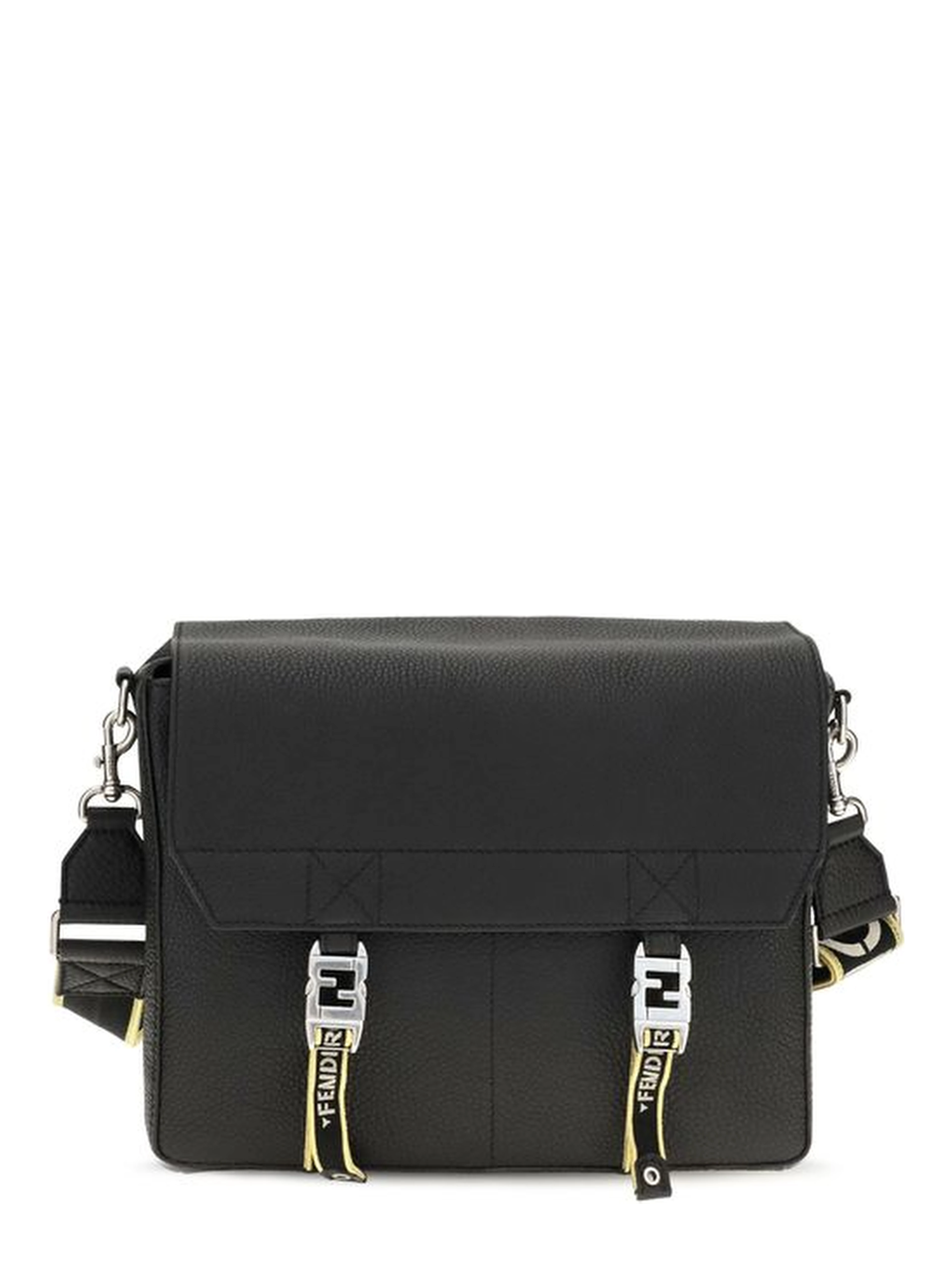 Black Calf Leather Bos Taurus Shoulder Bag