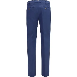 Blue Cotton Pants