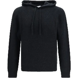 Black Wool Oves Aries Hoodie