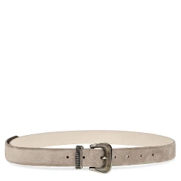 Beige Calf Leather Bos Taurus Regular Belt