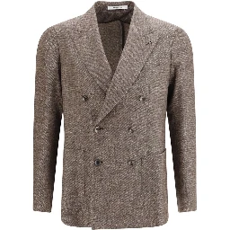 Brown Wool Oves Aries Blazer