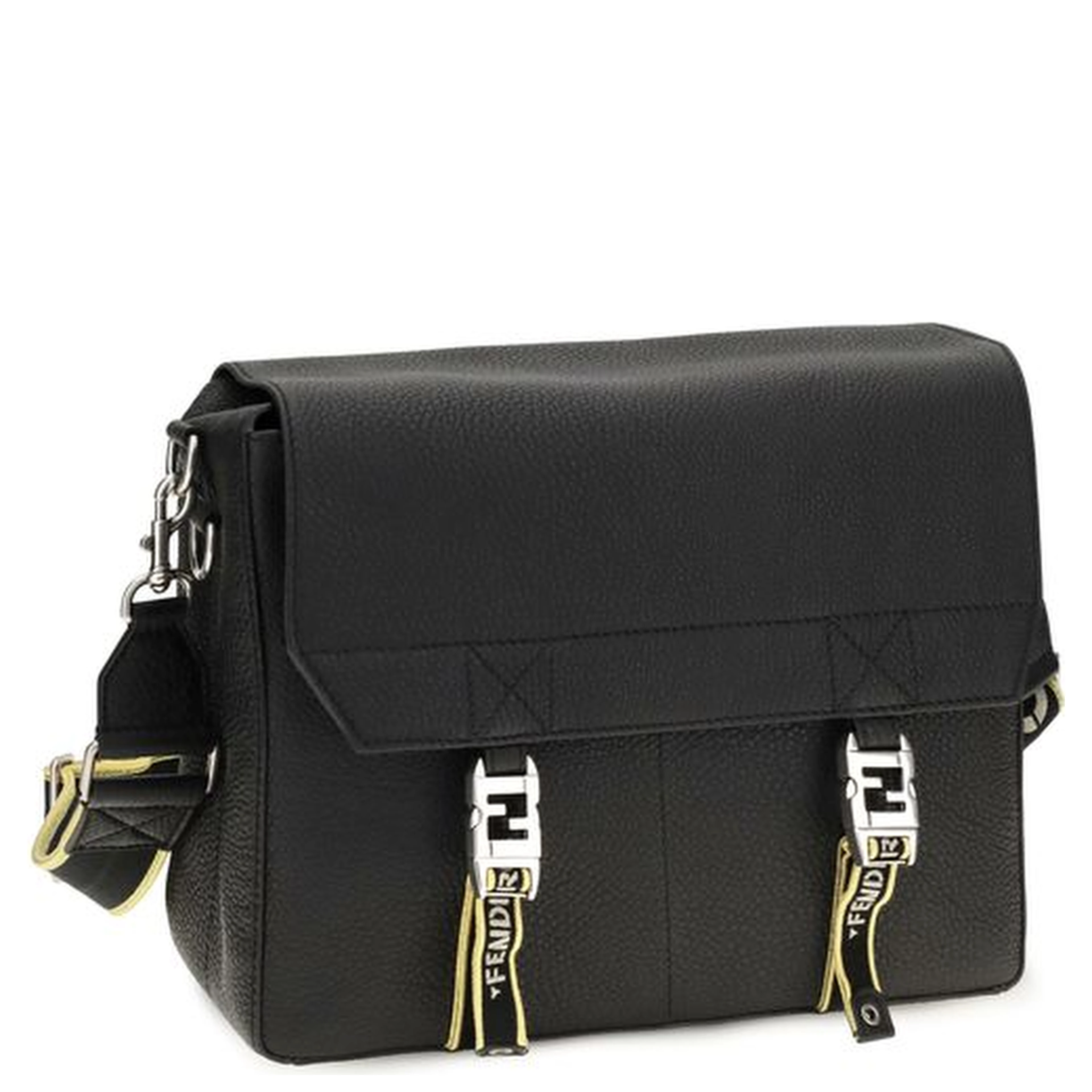 Black Calf Leather Bos Taurus Shoulder Bag
