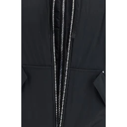 Black Nylon Full-Length Jacket