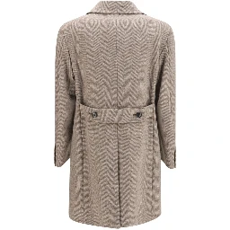 Beige Wool Oves Aries Coat