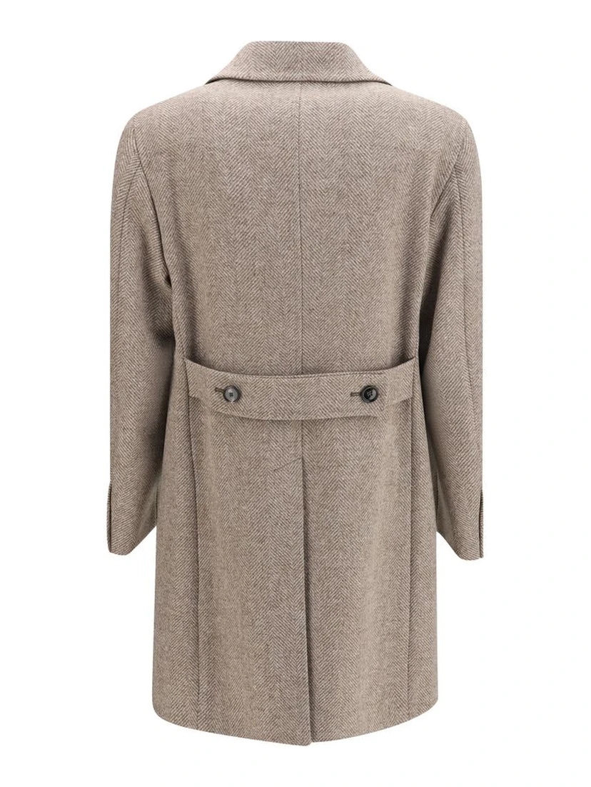 Beige Wool Oves Aries Coat