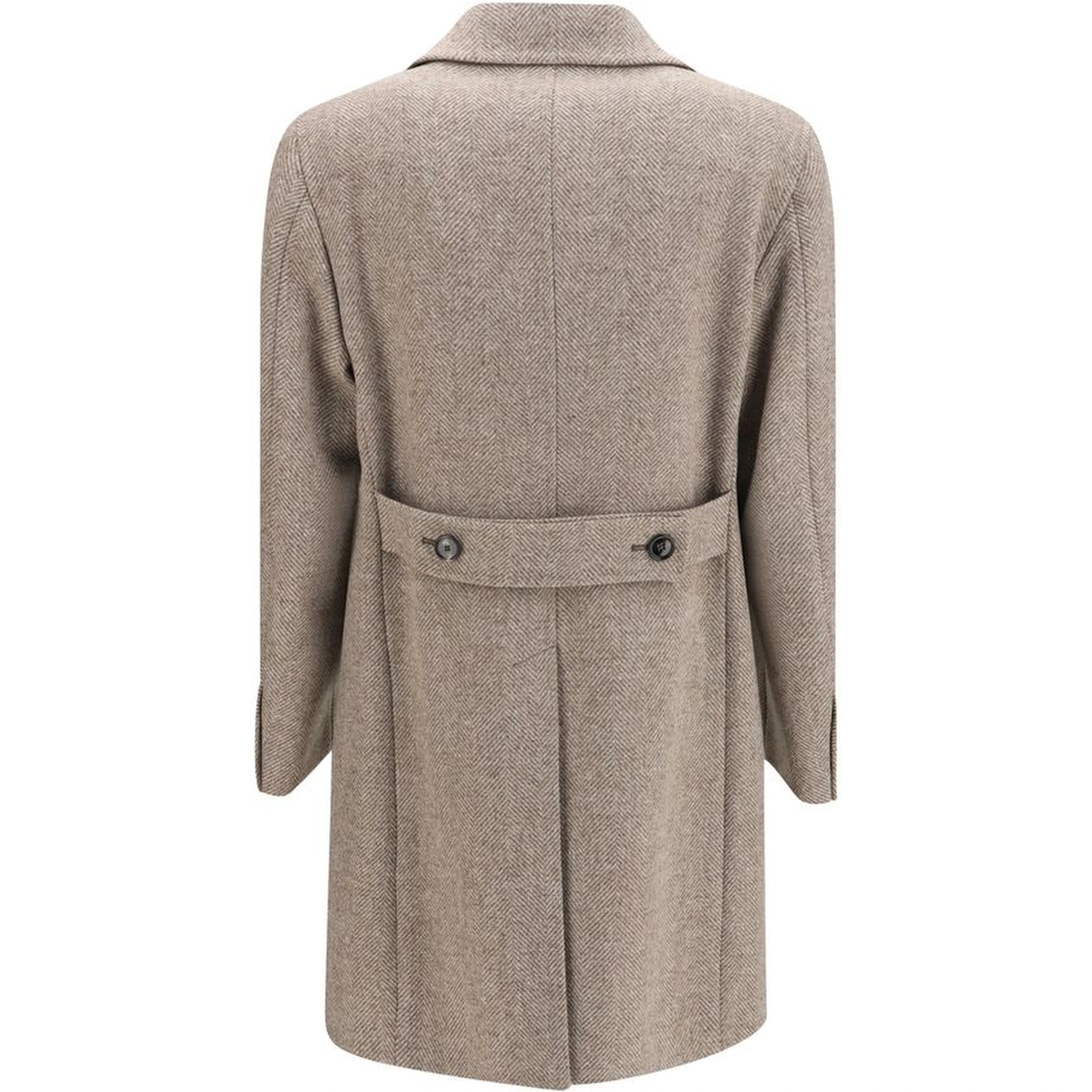 Beige Wool Oves Aries Coat