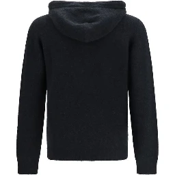 Black Wool Oves Aries Hoodie