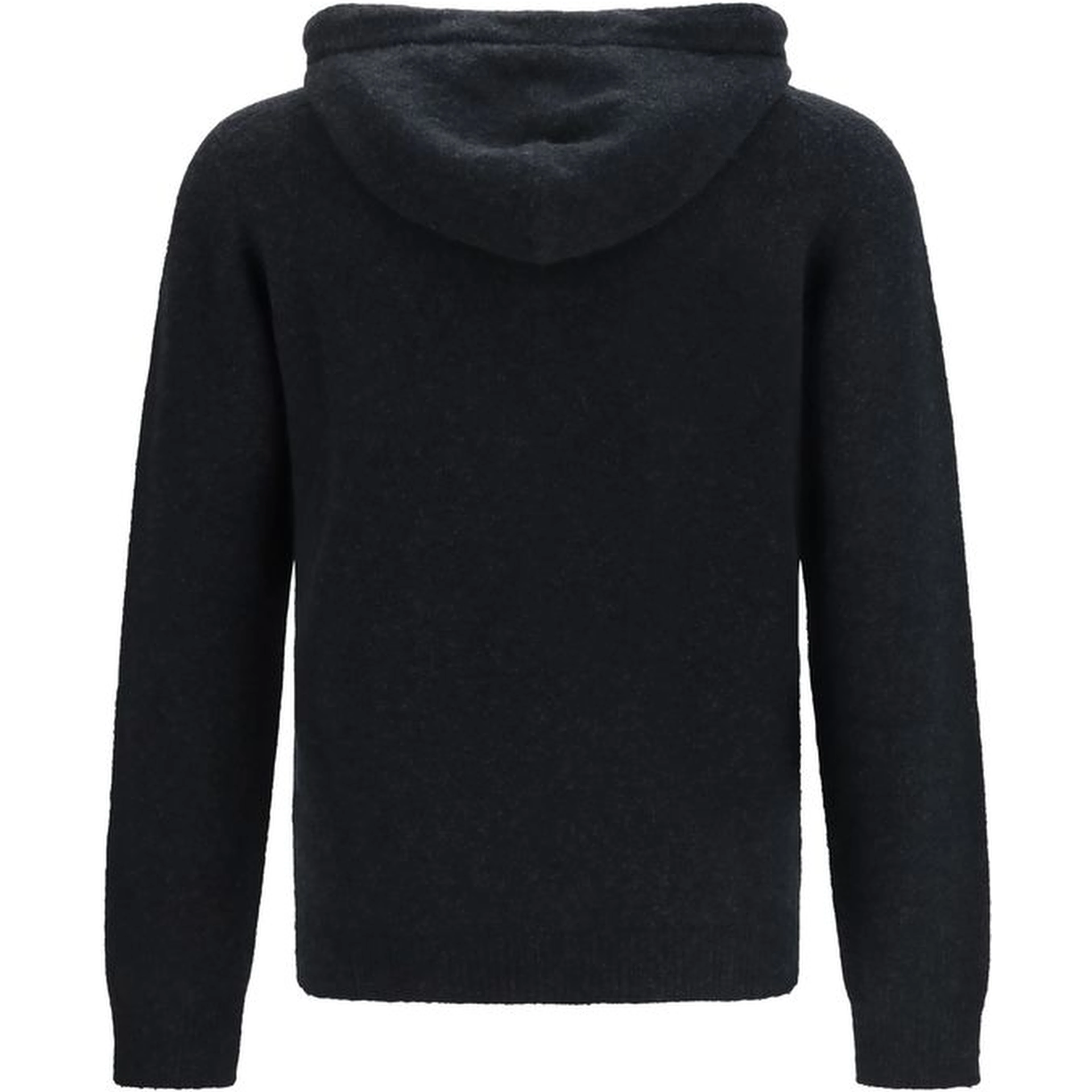 Black Wool Oves Aries Hoodie