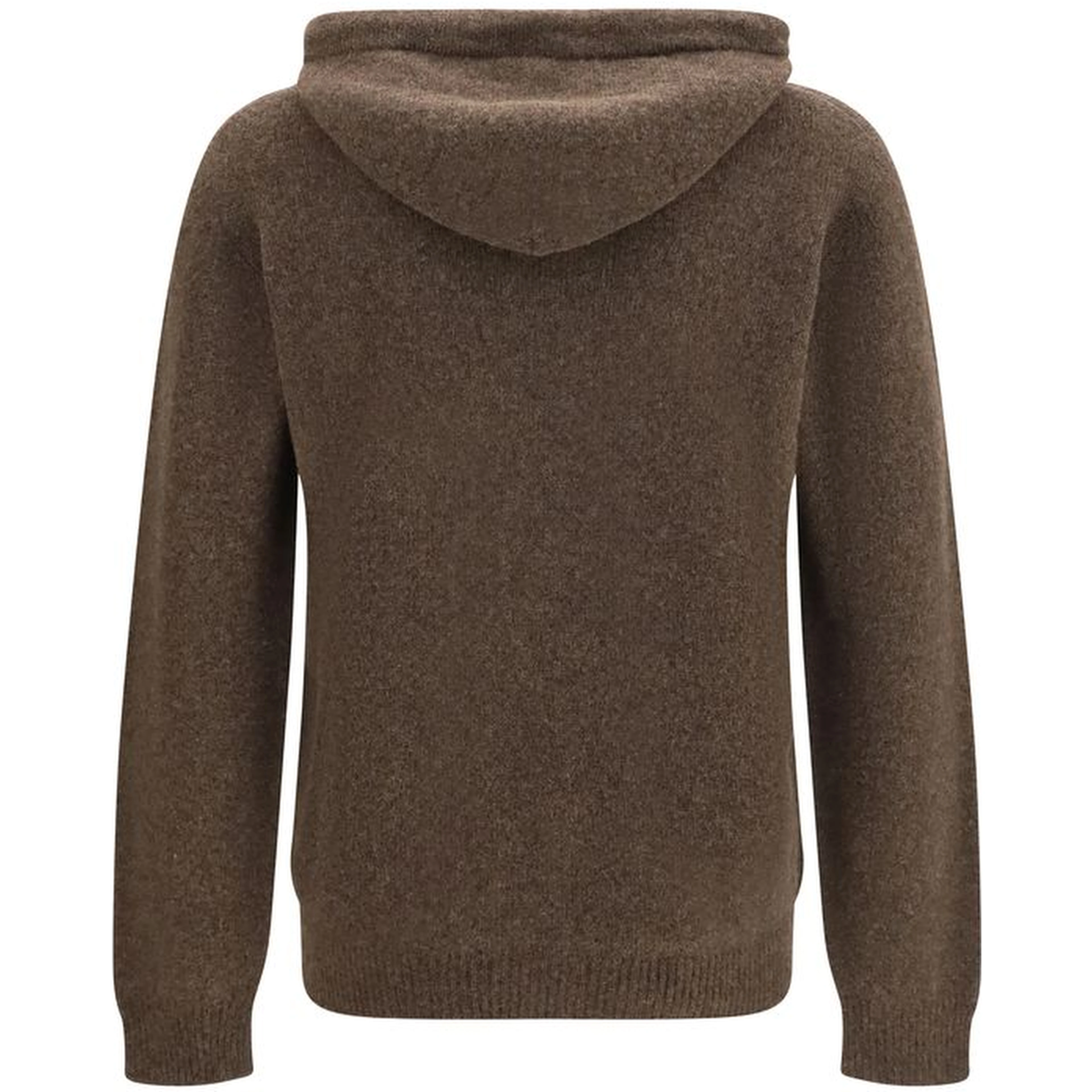 Brown Wool Oves Aries Hoodie