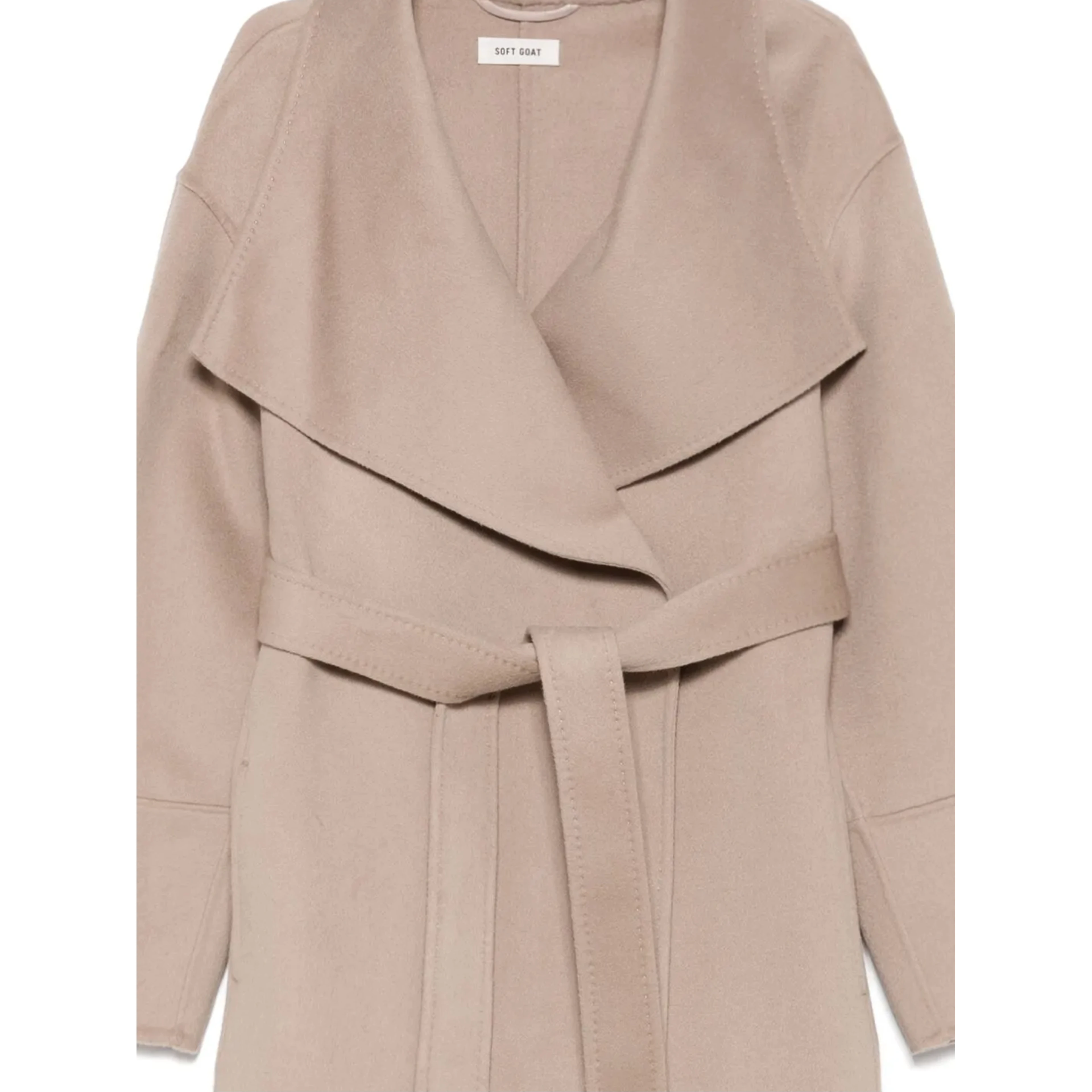 SOFT GOAT Coats Dark sand