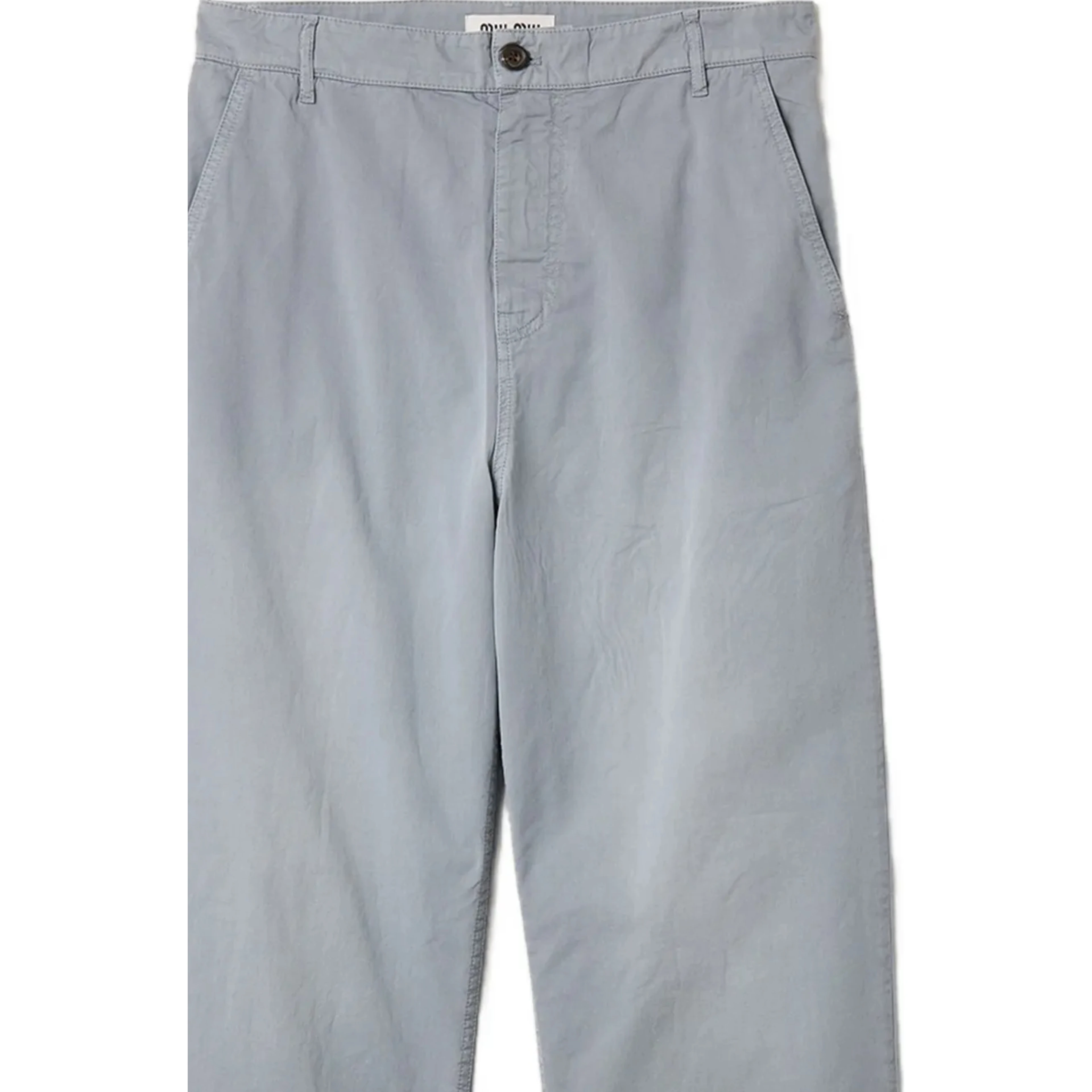 Miu Miu Trousers steel