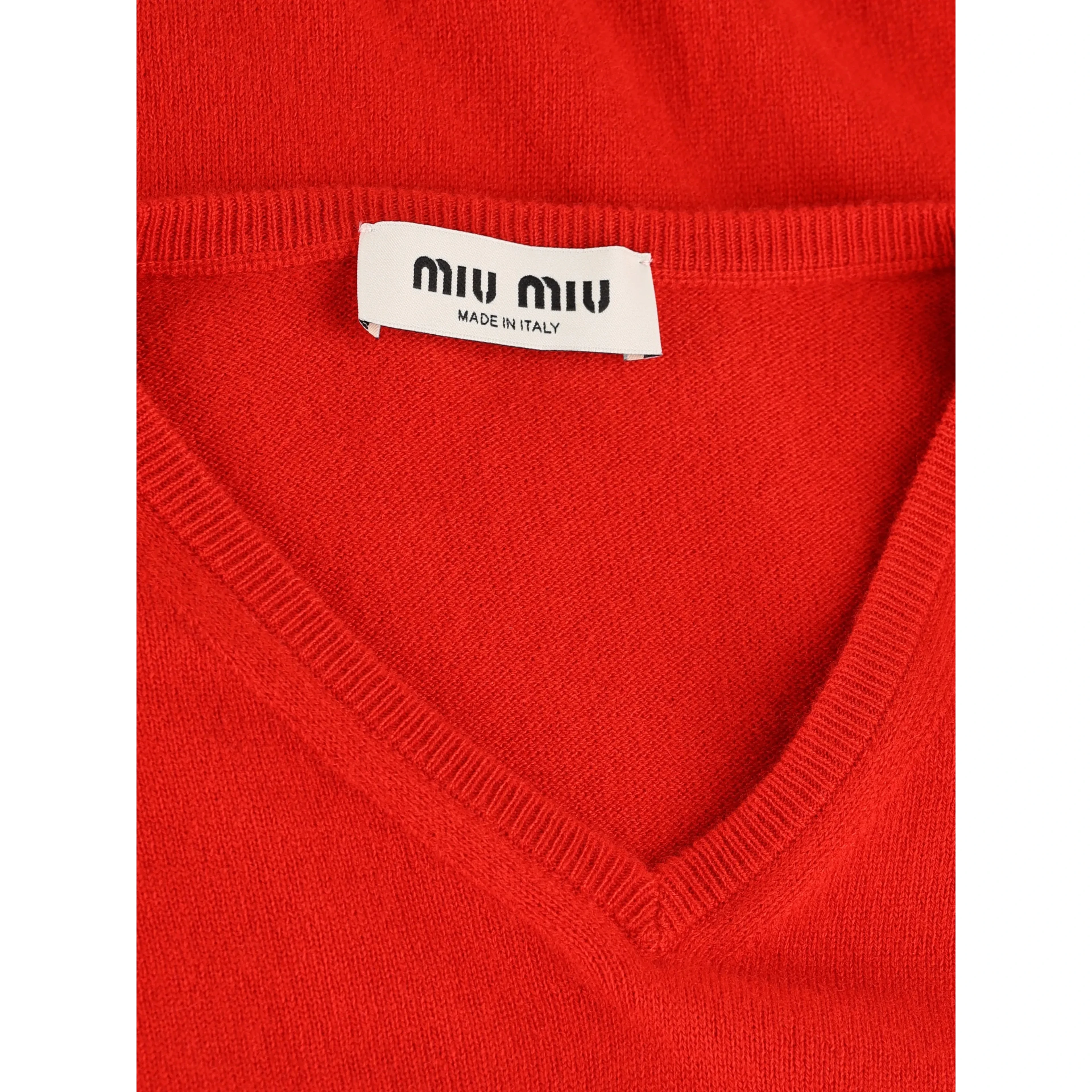 Miu Miu Sweaters Red