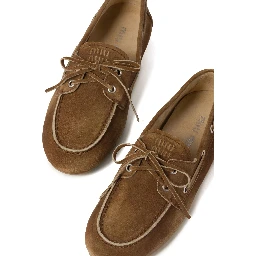 Miu Miu Flat shoes Cinnamon