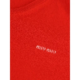 Miu Miu Sweaters Red