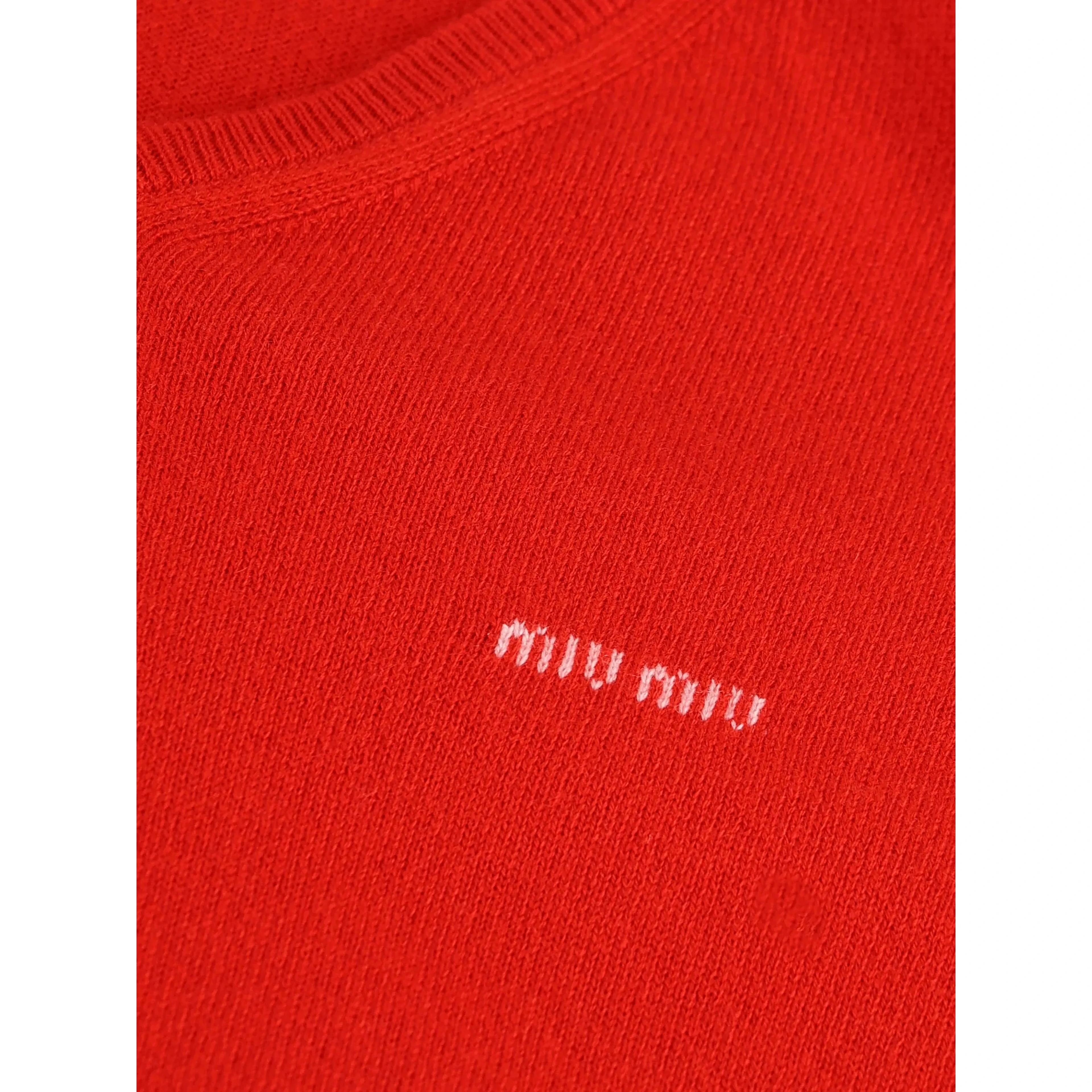 Miu Miu Sweaters Red