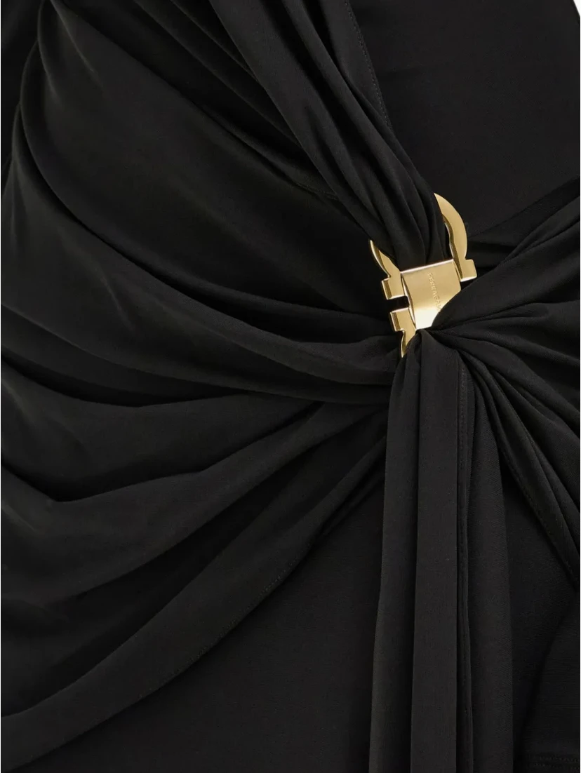 Ferragamo Dresses Black