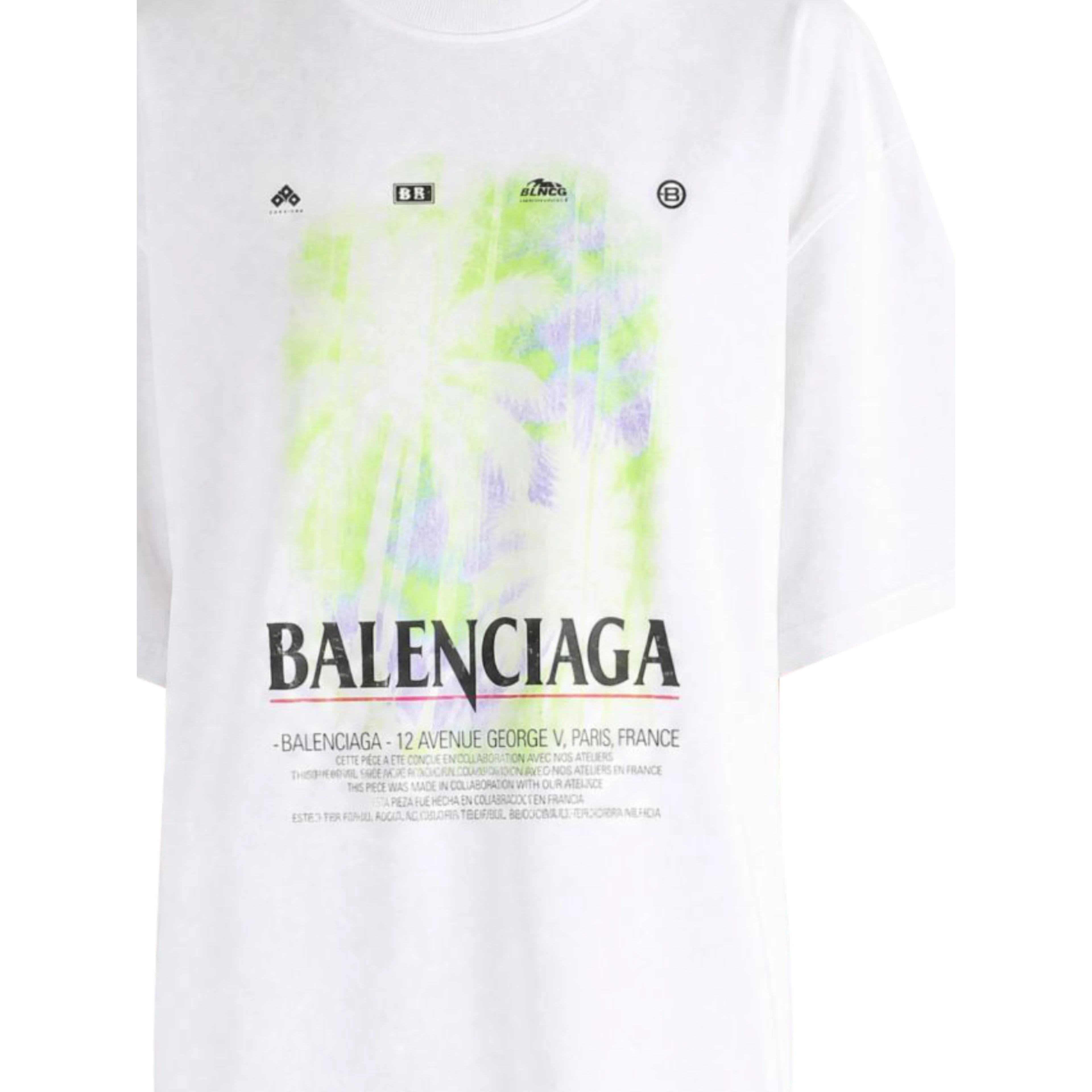 Balenciaga T-shirts and Polos White