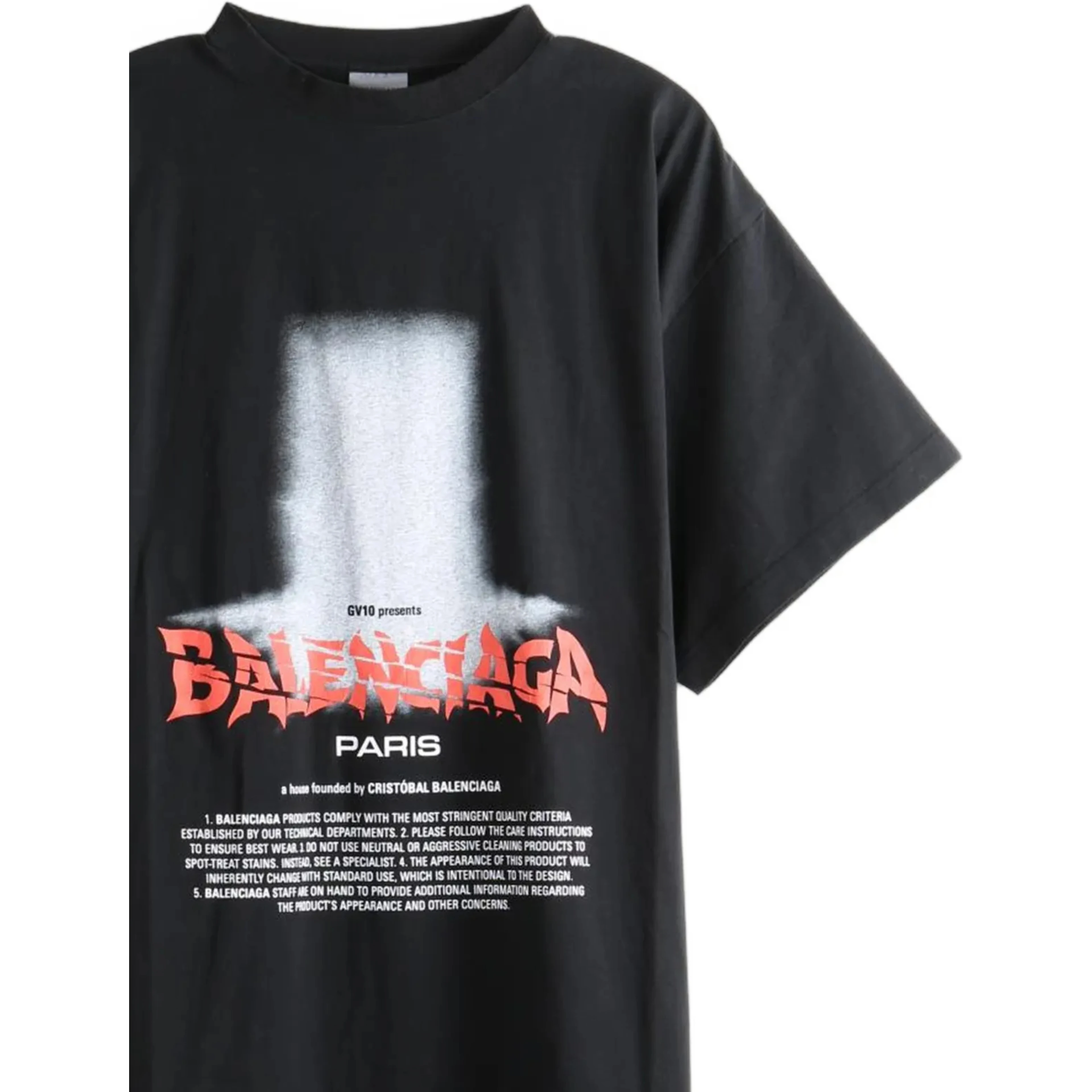 Balenciaga T-shirts and Polos Black