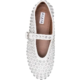 Alaia Flat shoes White/ Casse