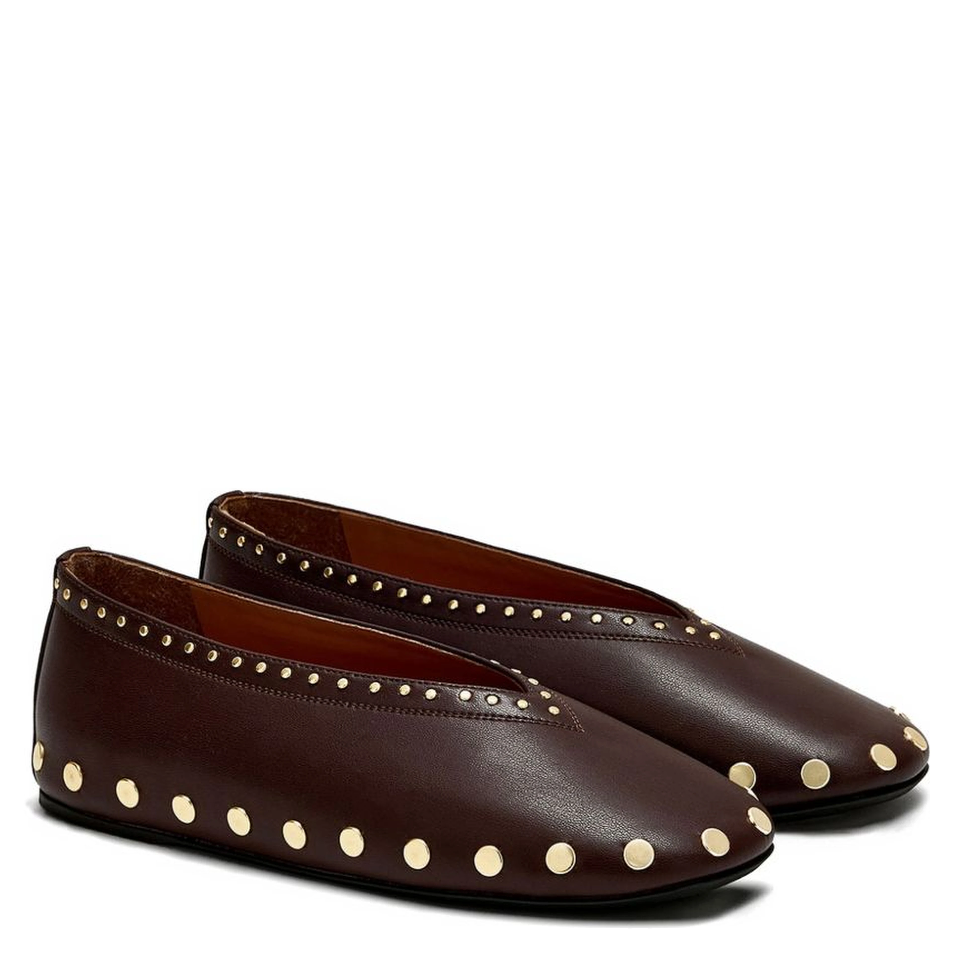 GANNI Flat shoes Coffe