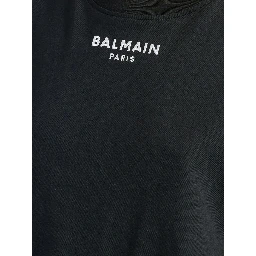 Balmain T-shirts and Polos Black/white