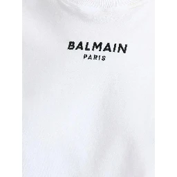 Balmain T-shirts and Polos White/black