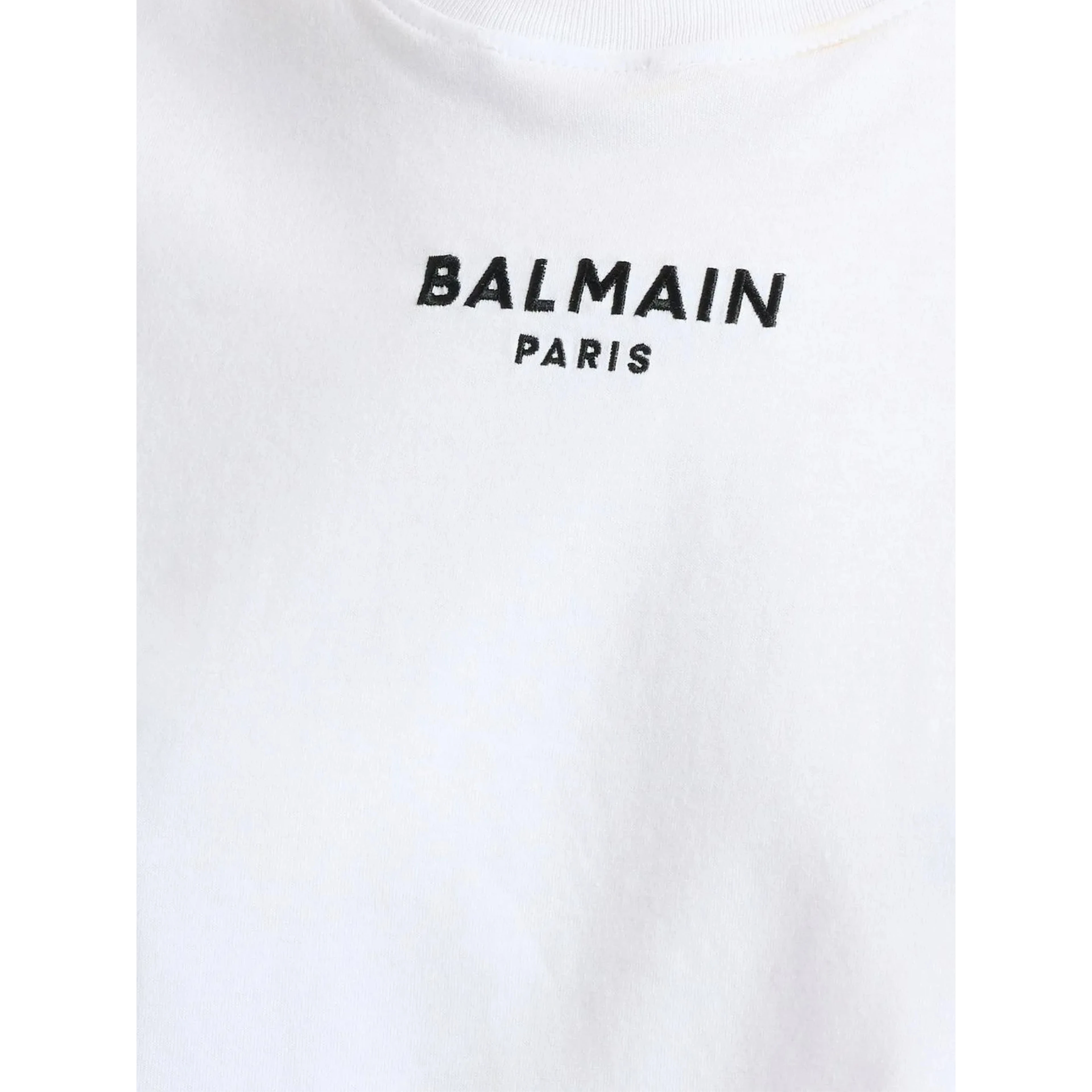 Balmain T-shirts and Polos White/black