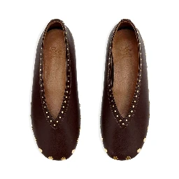 GANNI Flat shoes Coffe