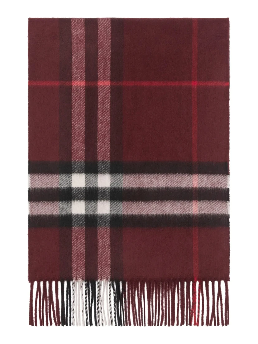 Burberry Scarfs Oxblood red