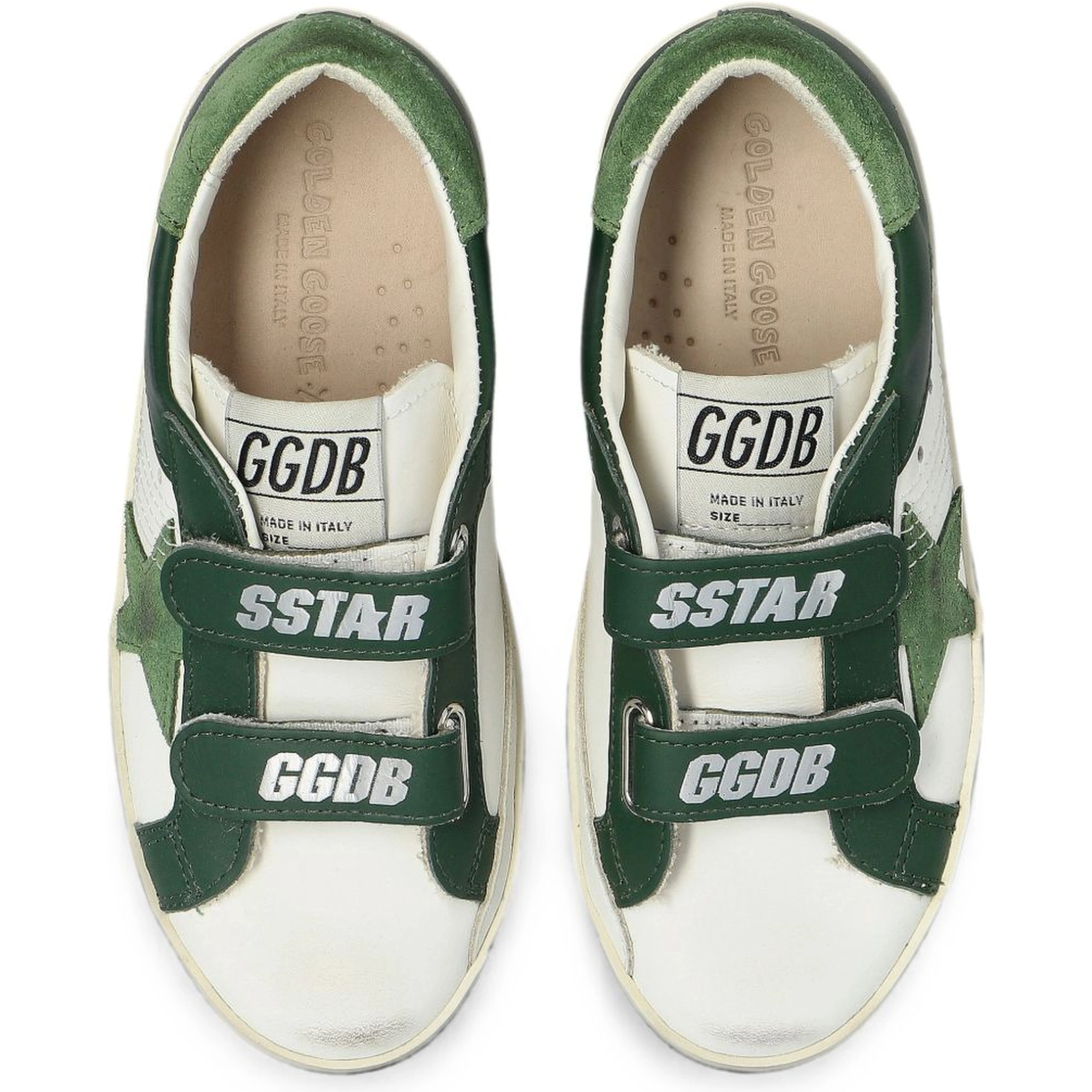 Golden Goose Kids Sneakers White/ Green