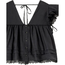 GANNI Top Black