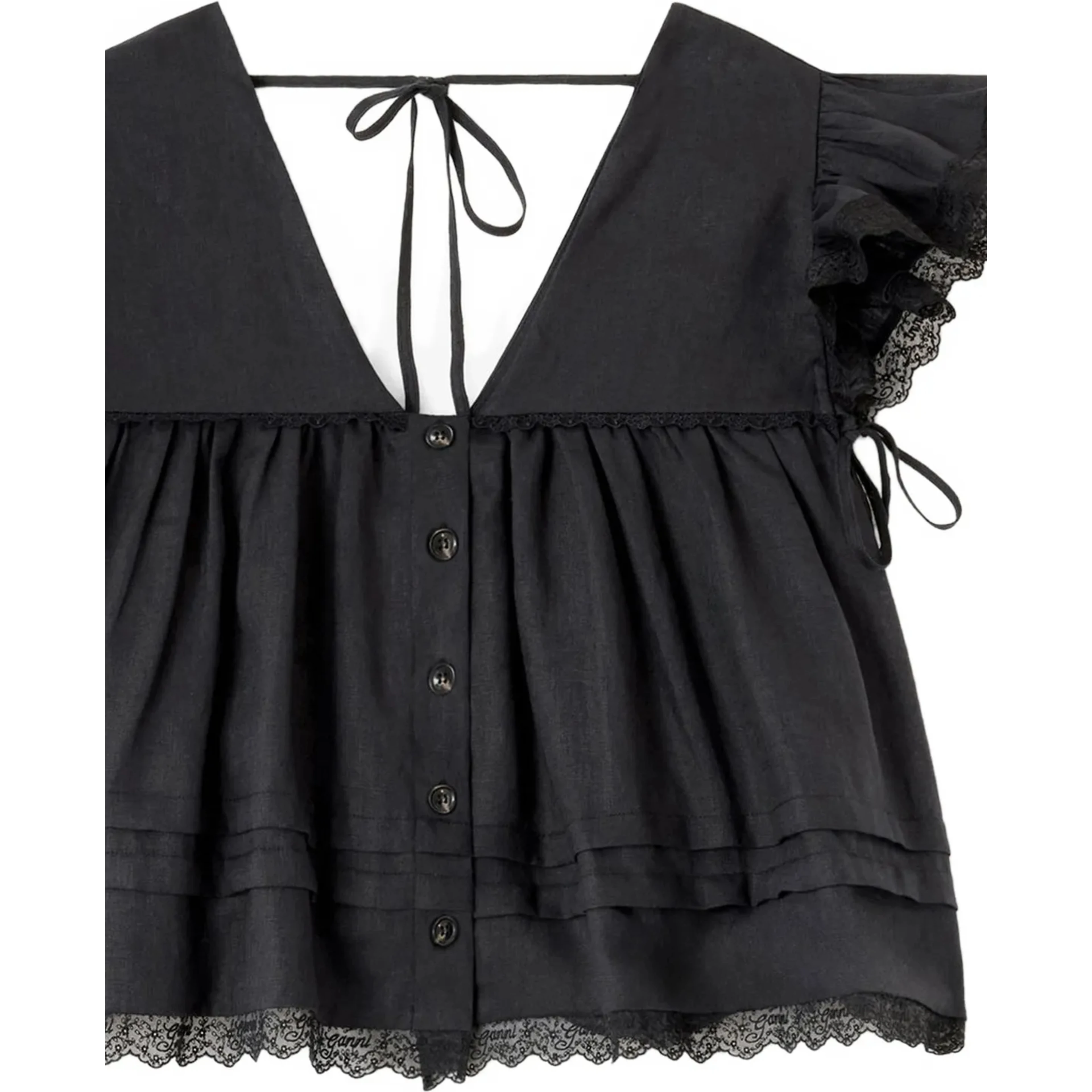 GANNI Top Black